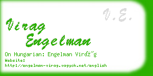 virag engelman business card